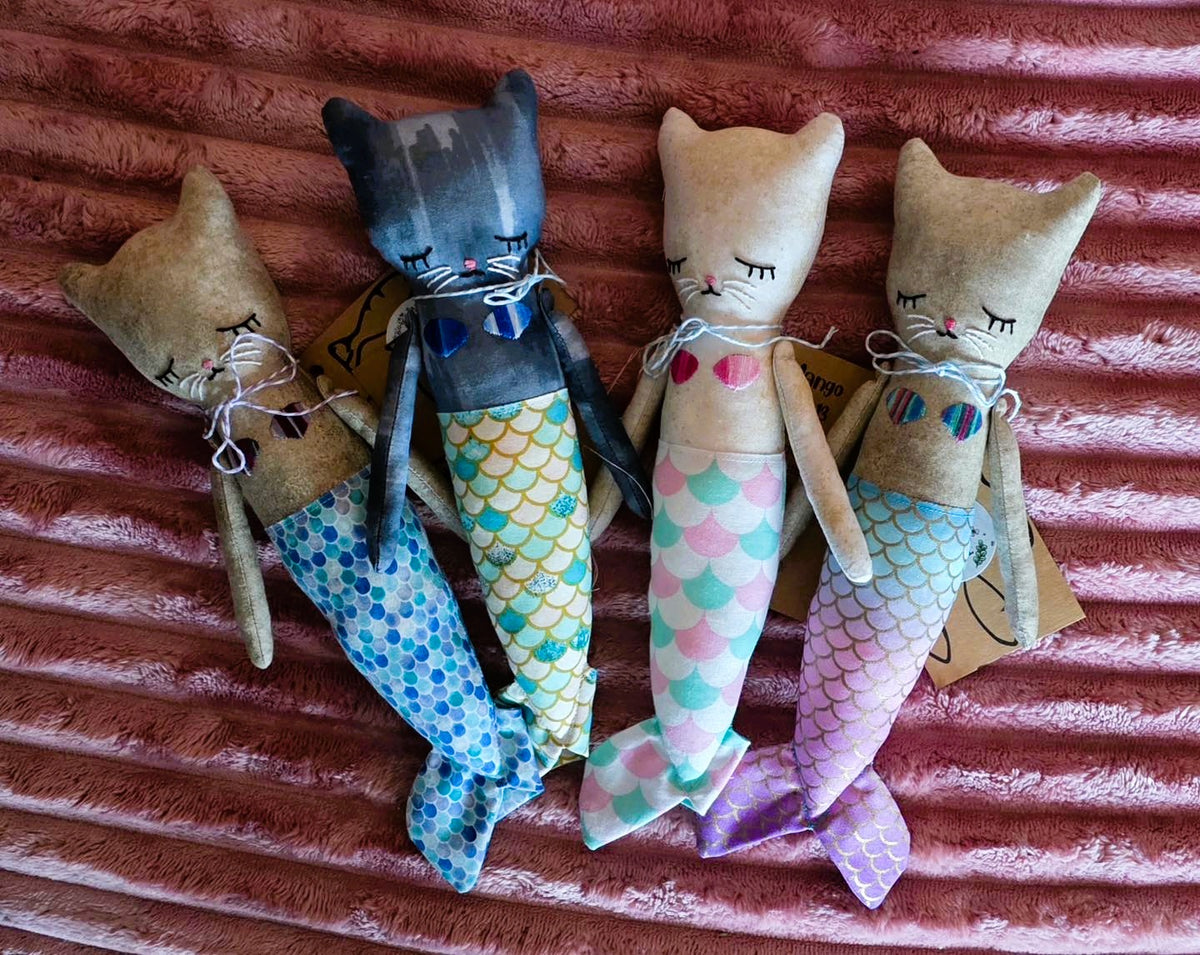 Handmade Purrmaid/Mercat Rag Doll