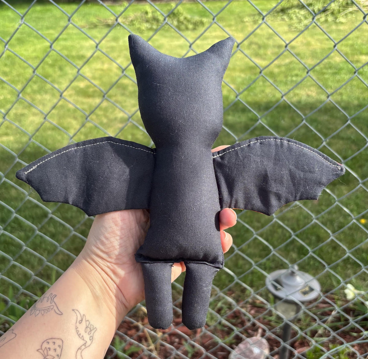 Handmade Fruit Bat Rag Doll