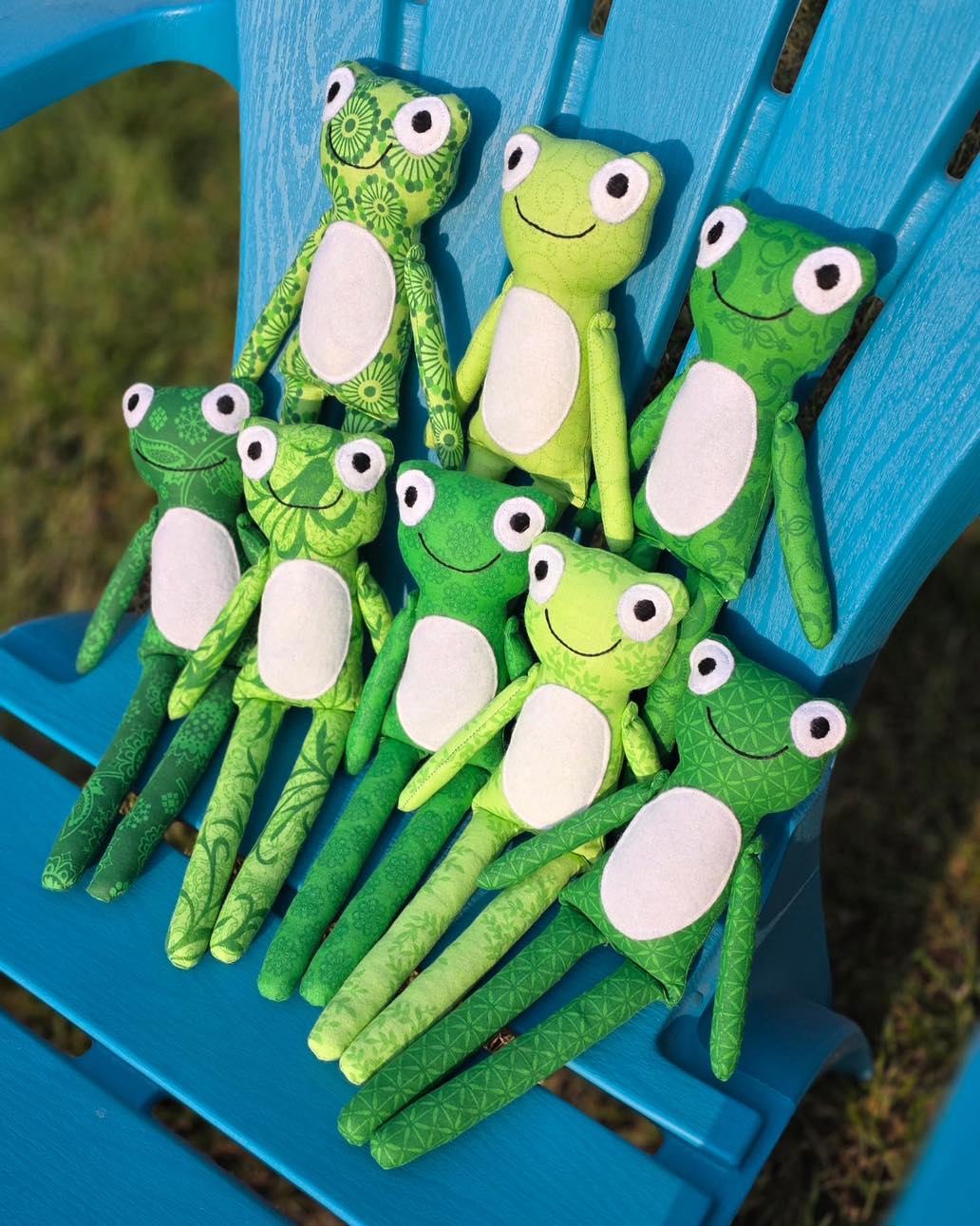 Handmade Frog Rag Doll