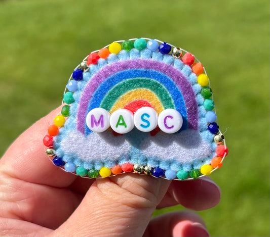 Masc Rainbow Pin