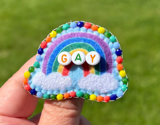 Gay Rainbow Pin