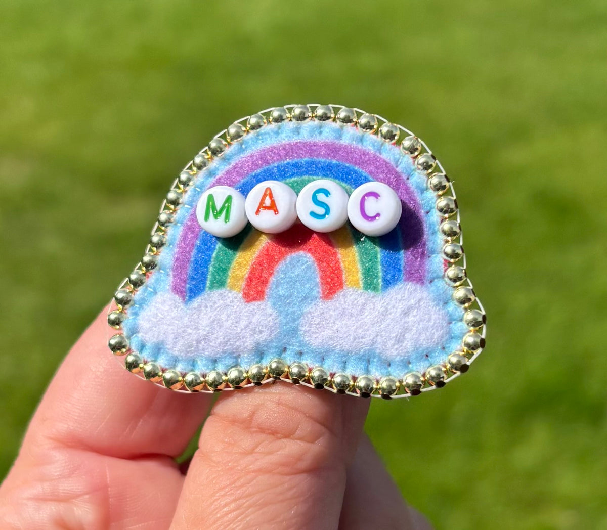 Masc Rainbow Pin