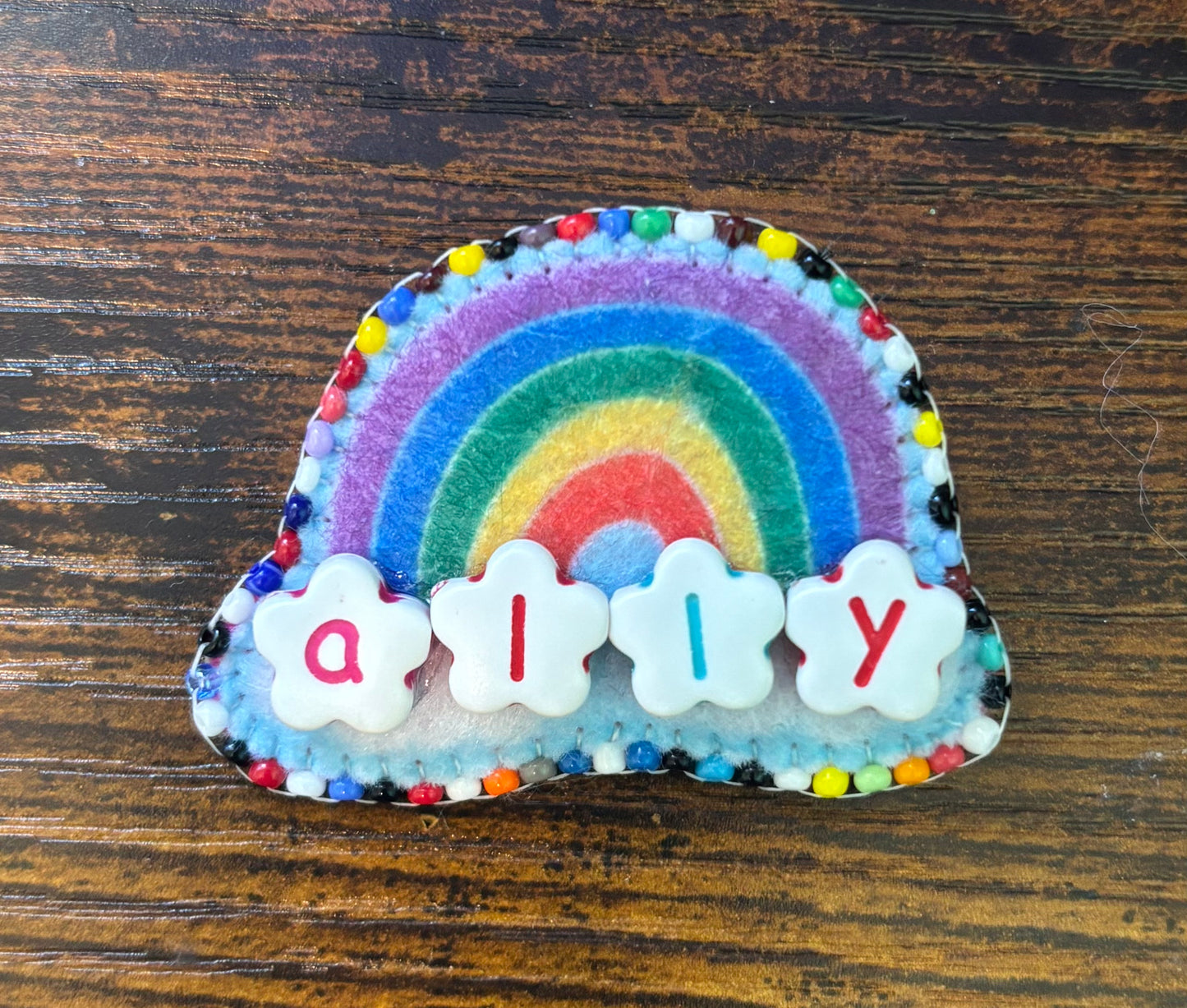 Simple Rainbow Pride Pins