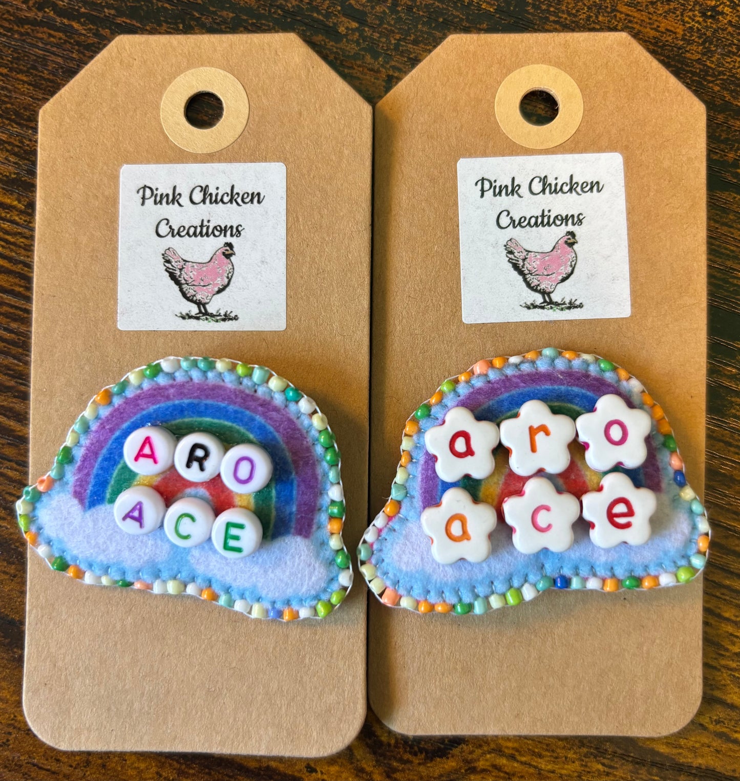Simple Rainbow Pride Pins