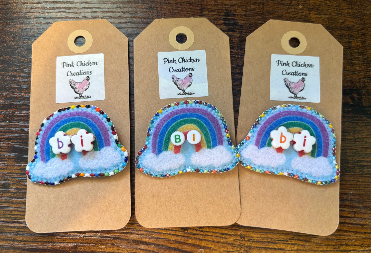 Simple Rainbow Pride Pins