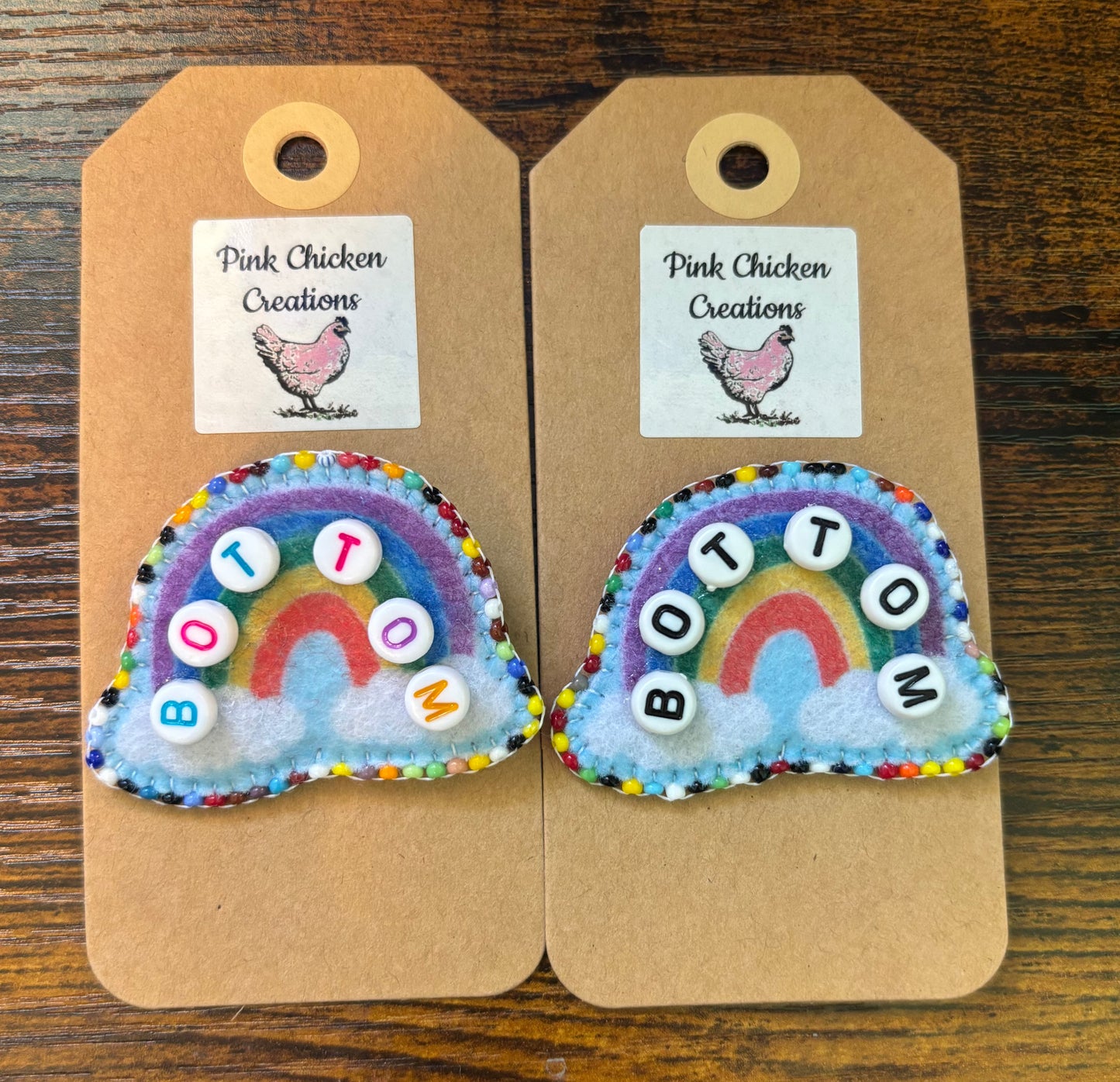 Simple Rainbow Pride Pins