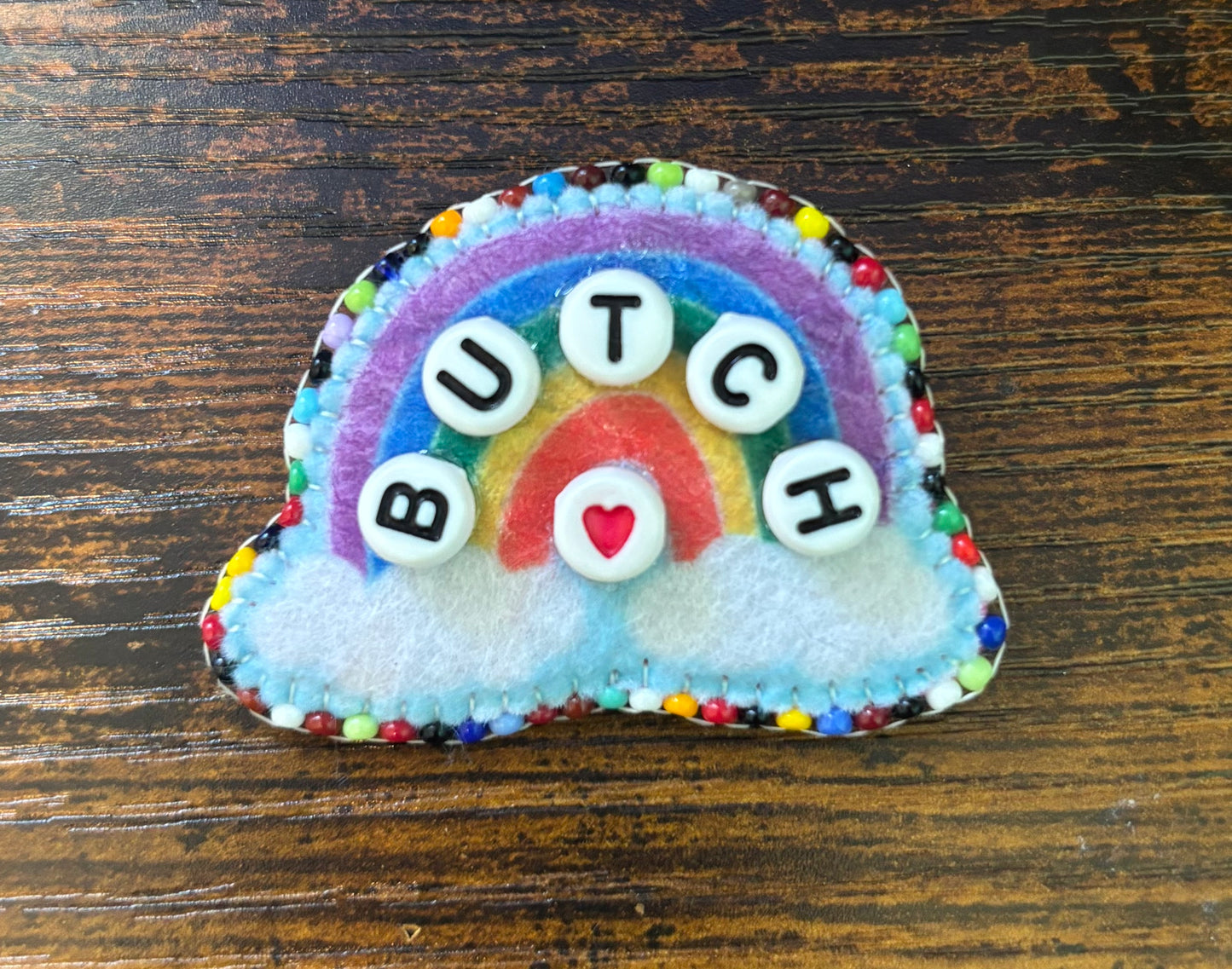 Simple Rainbow Pride Pins