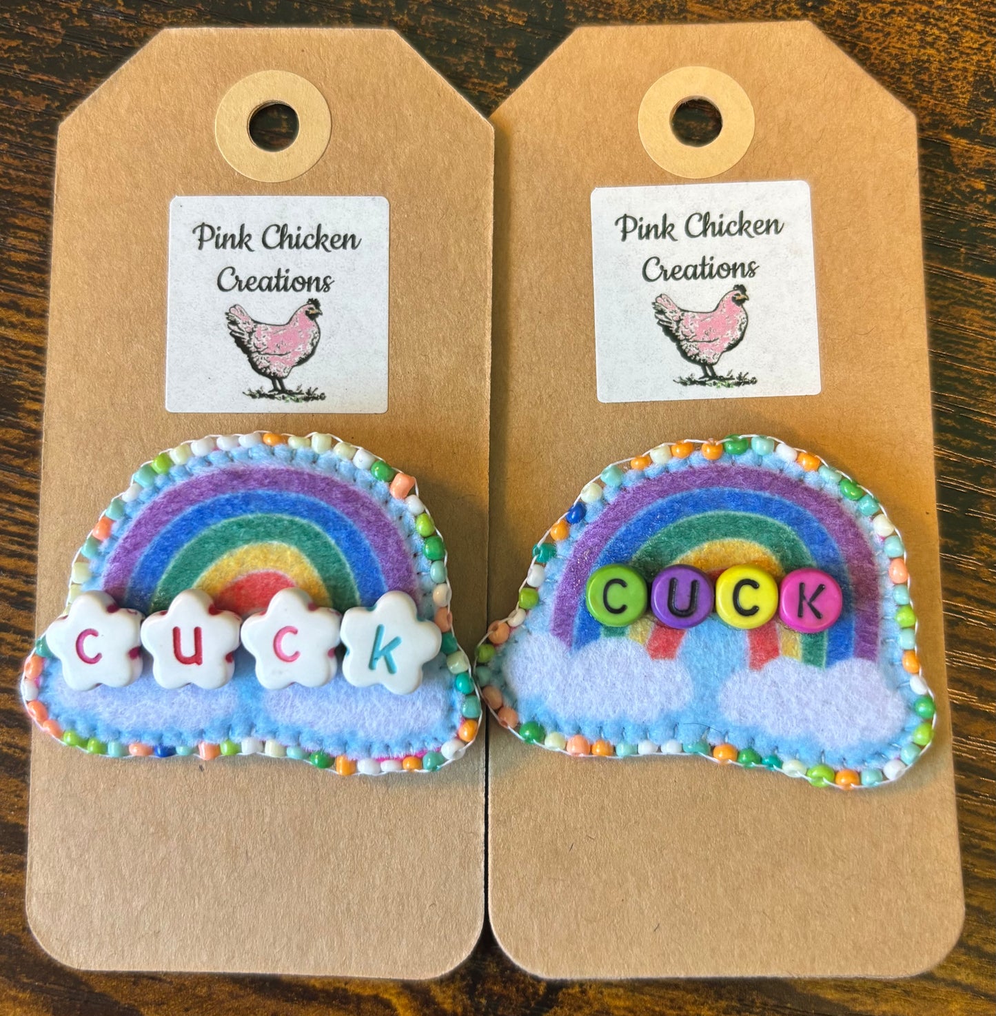 Simple Rainbow Pride Pins