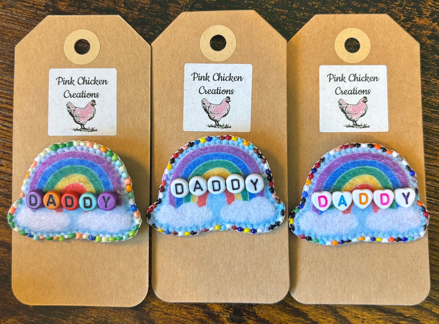Simple Rainbow Pride Pins