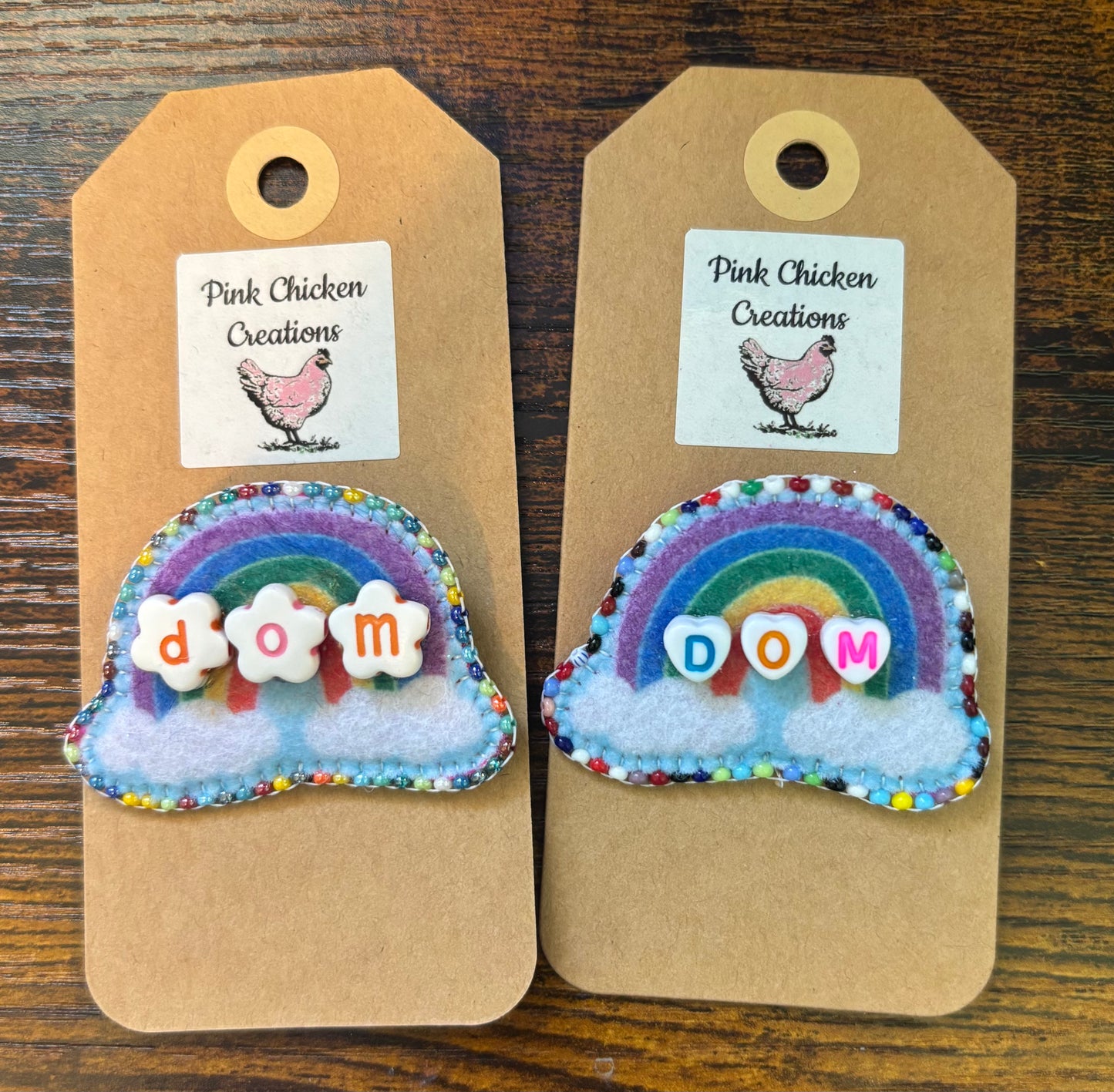 Simple Rainbow Pride Pins