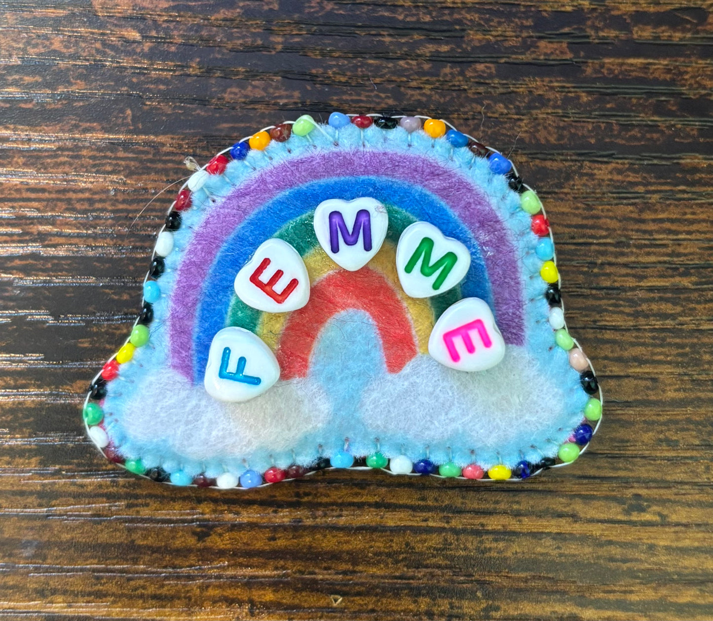 Simple Rainbow Pride Pins