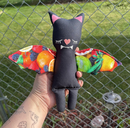Handmade Fruit Bat Rag Doll