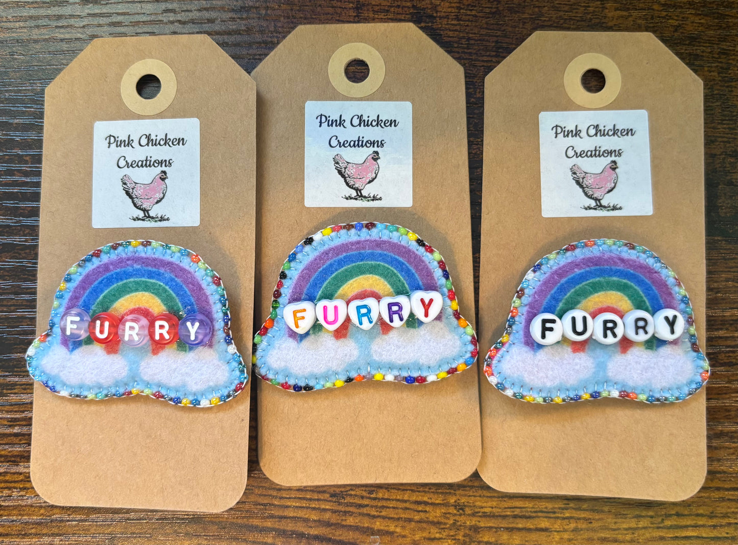 Simple Rainbow Pride Pins