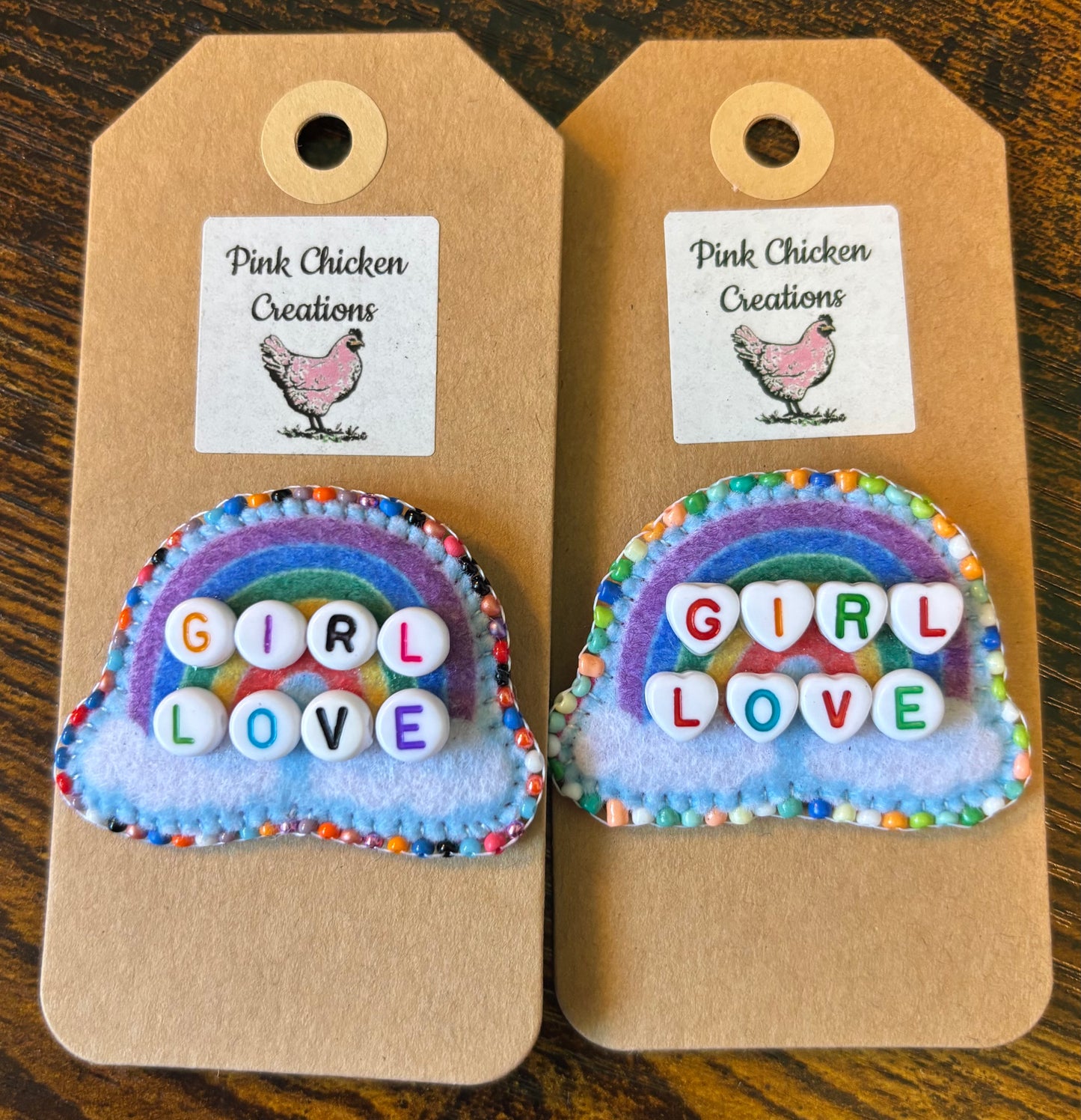 Simple Rainbow Pride Pins