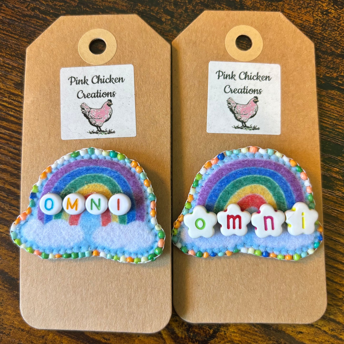 Simple Rainbow Pride Pins