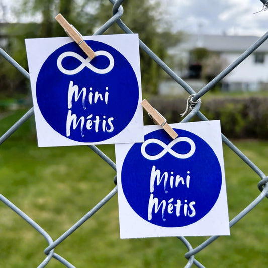 Mini Métis Paper Sticker - 5 Pack