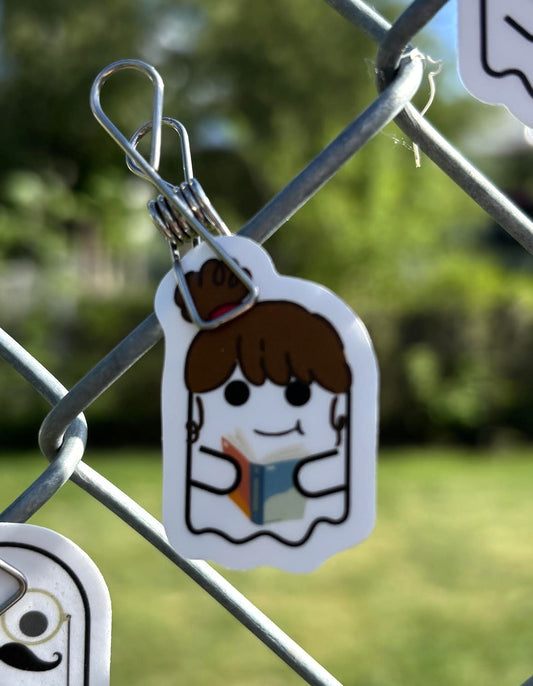 Itty Bitty Ghost Sticker - Bookish Ghost