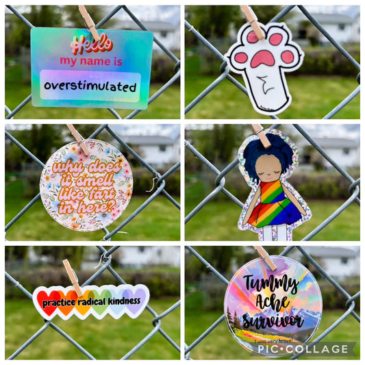 Pink Chicken Creations Random Sticker Pack