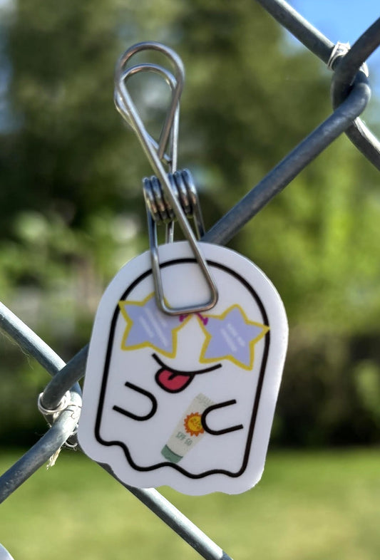 Itty Bitty Ghost Sticker - Sunshine Ghostie