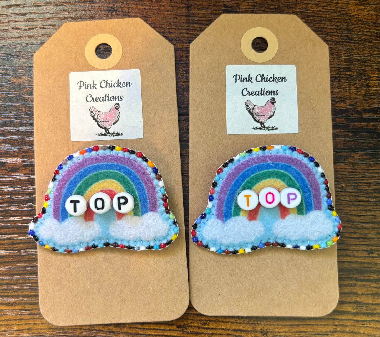 Simple Rainbow Pride Pins