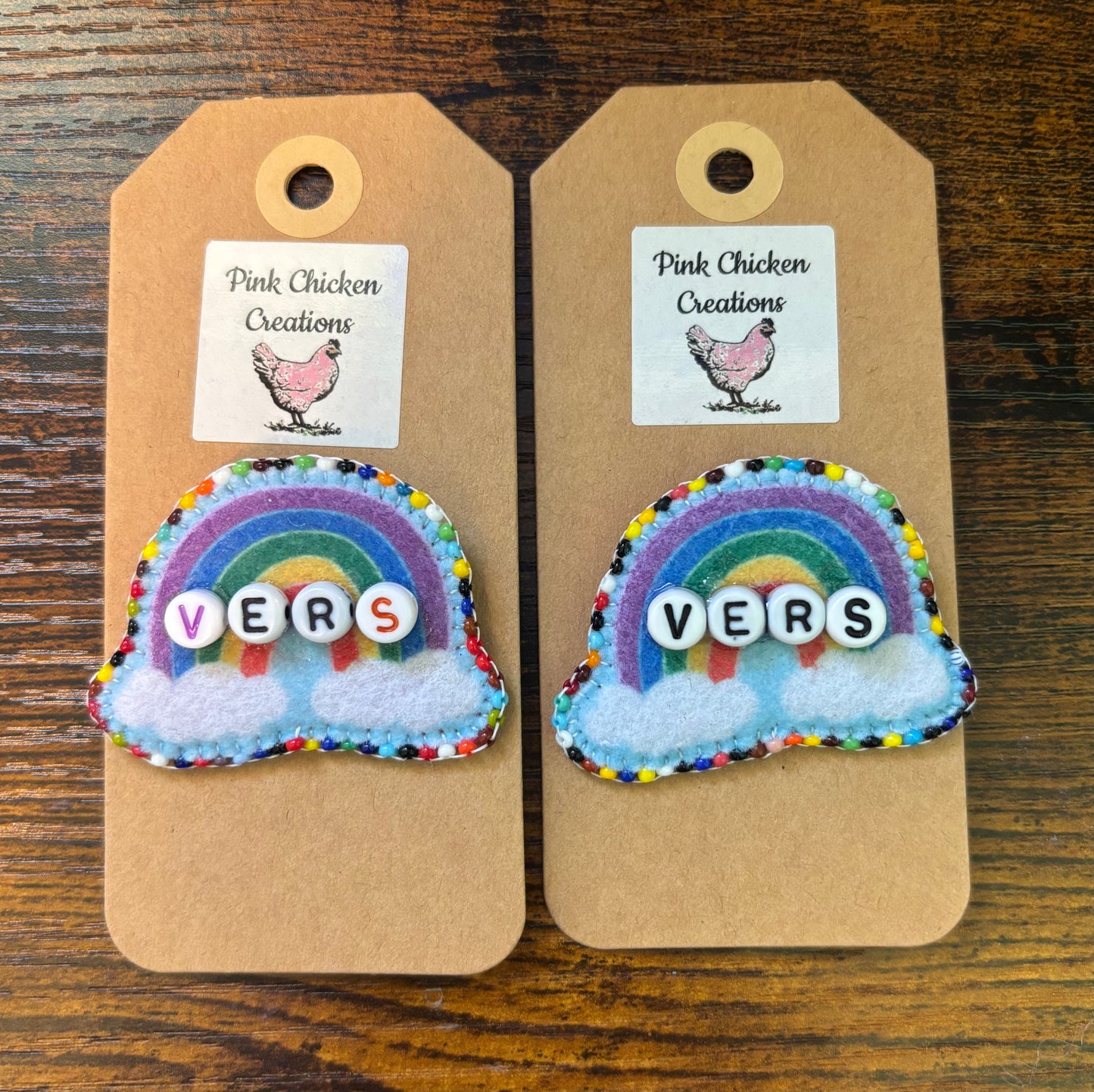Simple Rainbow Pride Pins