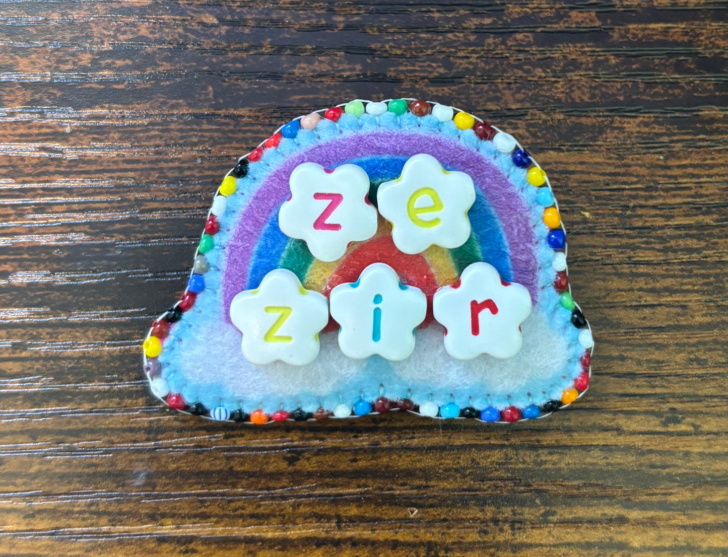 Simple Rainbow Pride Pins